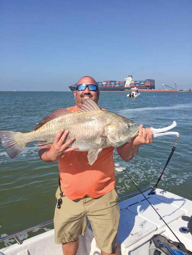James Flinn Pelican Island - 19 lb black drum