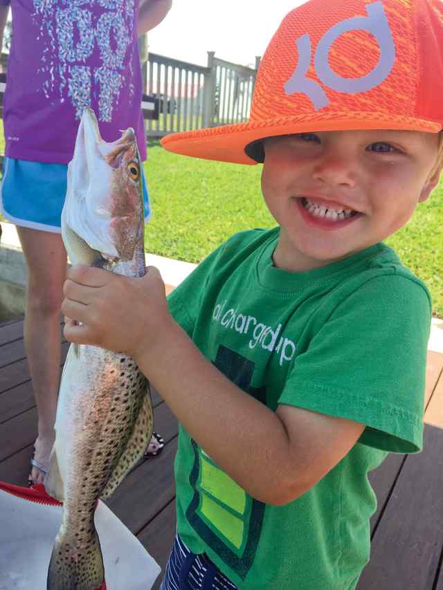 Owen Gaete Rockport - 16.5" trout (Dad's)