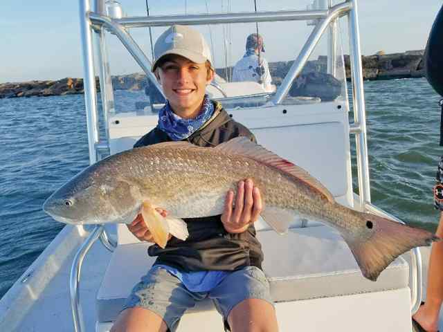 Gavin POC jetty - 38" first red! CPR