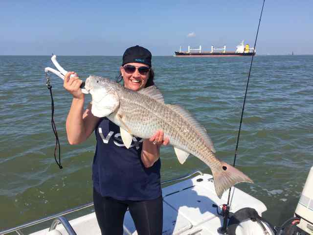 Crystal McKethan Pelican Island - 20 lb redfish