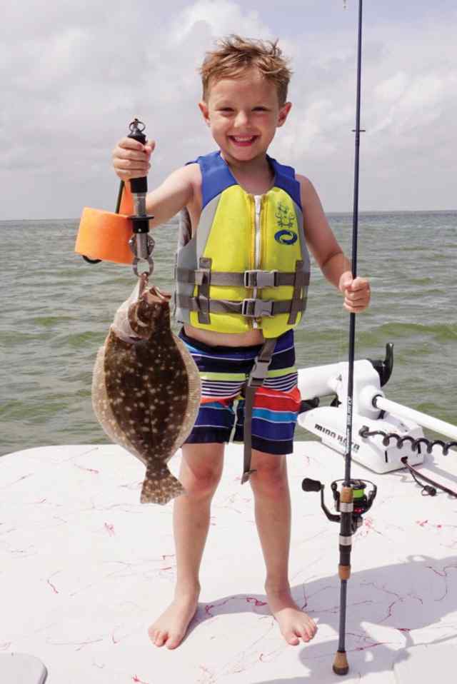 Lucas Smith West Galveston Bay - first keeper flounder!