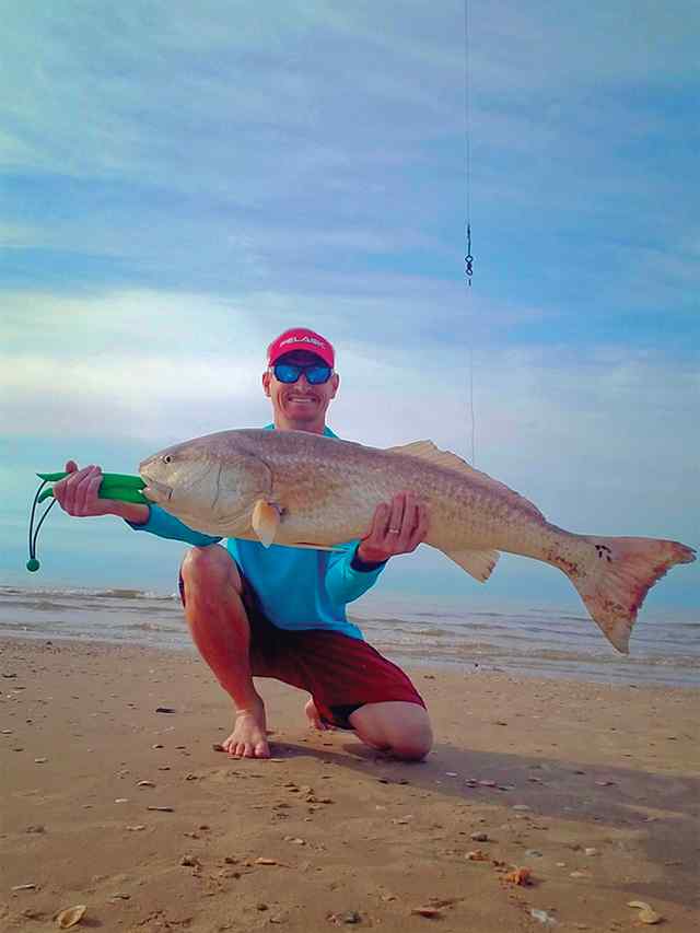 Travis Potts Matagorda surf - 42" bull red CPR