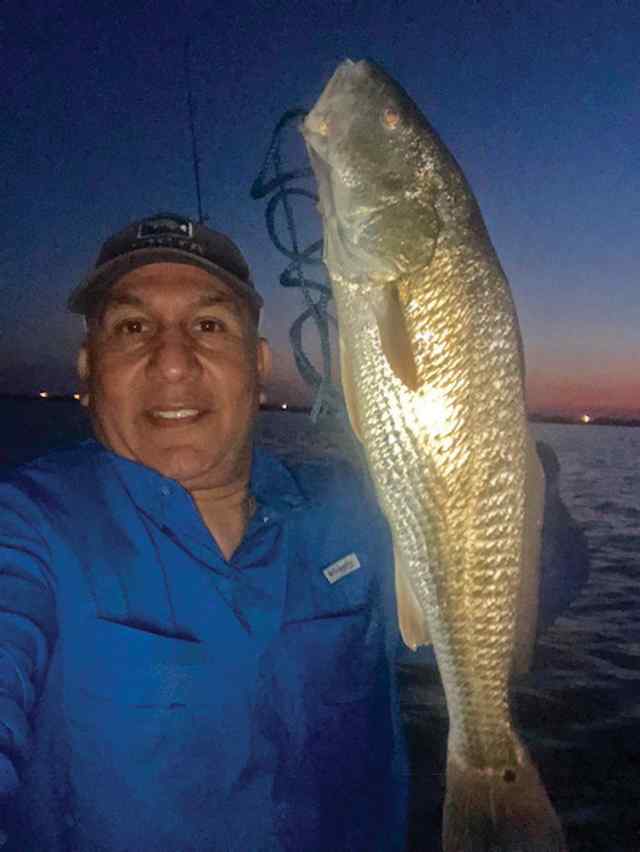 Willie Rios III East Matagorda Bay - 26" redfish, caught from kayak