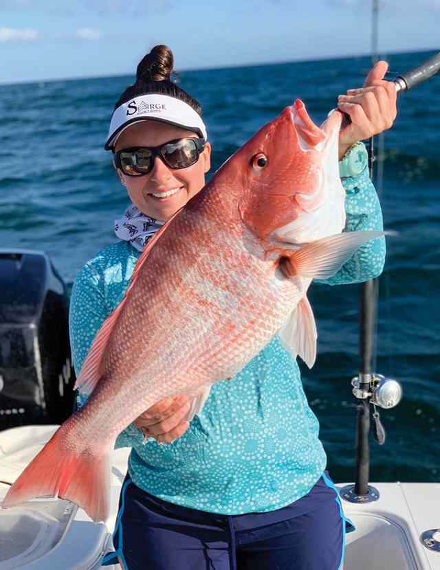 Leslie Ann Gonzalez Port Mansfield - red snapper