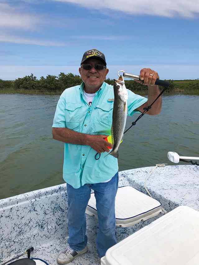 Joey Hernandez Redfish Bay - 21" trout, 1/3 of a grand slam