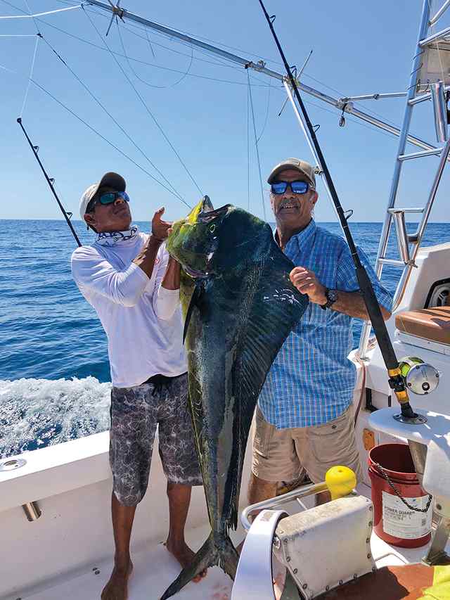 John Langhorne Costa Rica - 65" 85 lb mahi mahi
