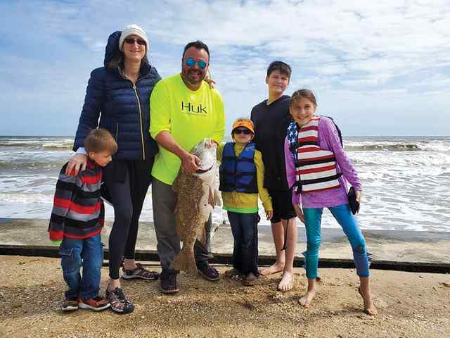Raul Casas Sargent Beach - personal best black drum!