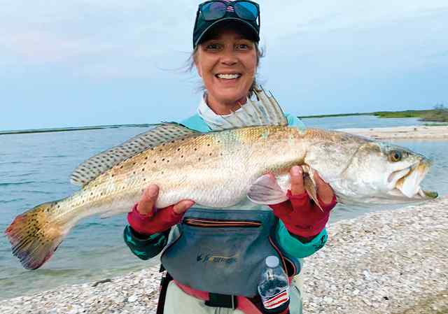 Nina Garrett Aransas Bay - 26" speckled trout