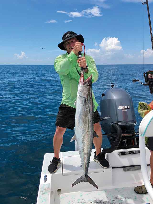 Alex Green Port Mansfield reef - 28 lb king mackerel