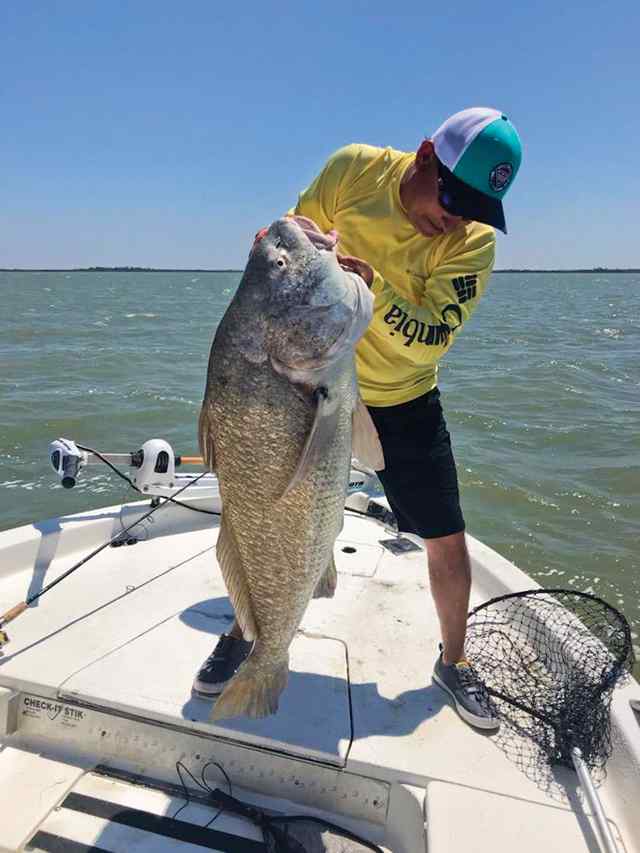 Rudy Medina St Charles Bay - 50+ lb black drum CPR