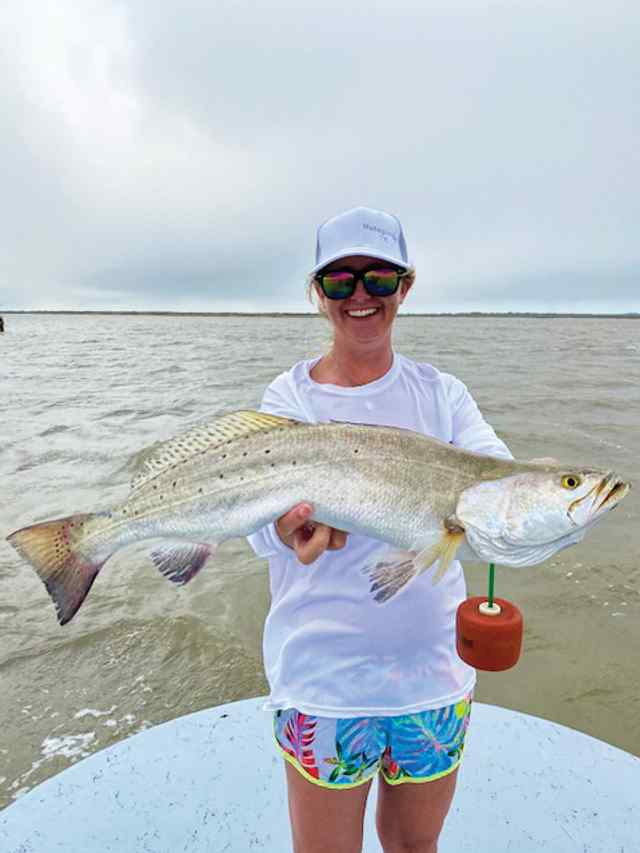 Angela Neal Matagorda Bay - 27" trout