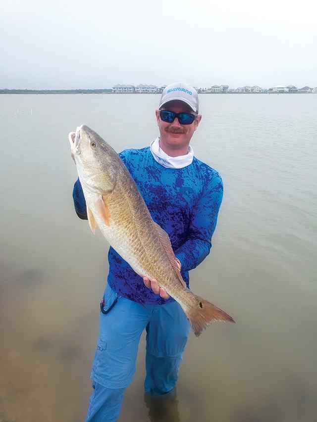 Jason Taylor Aransas Bay - 31" 13 lb personal best redfish!