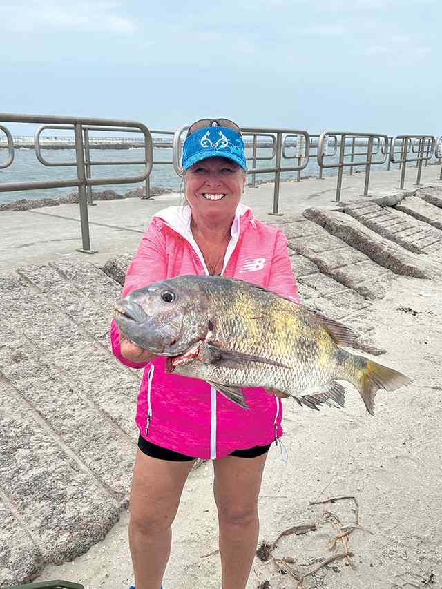 Maggie Cozart Packery Channel - sheepshead