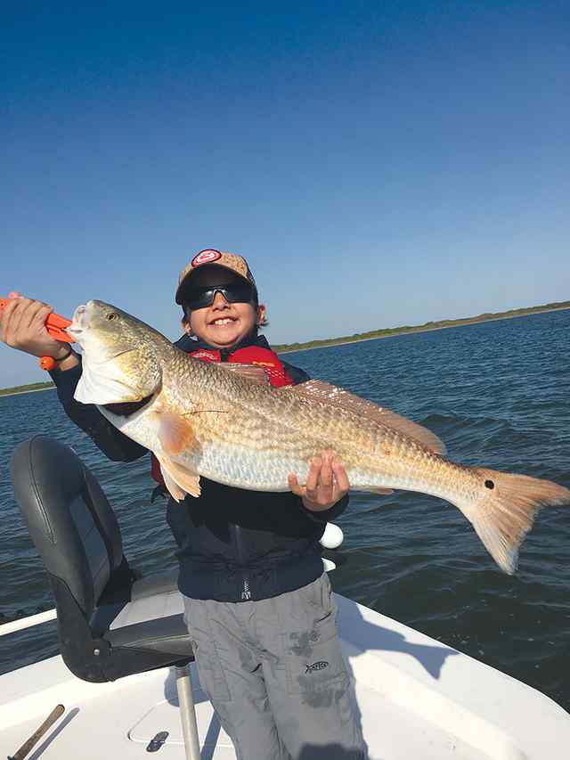 Conner Galbreath Upper Laguna Madre, King Ranch Shoreline - 31" 9.5 lb personal best red!