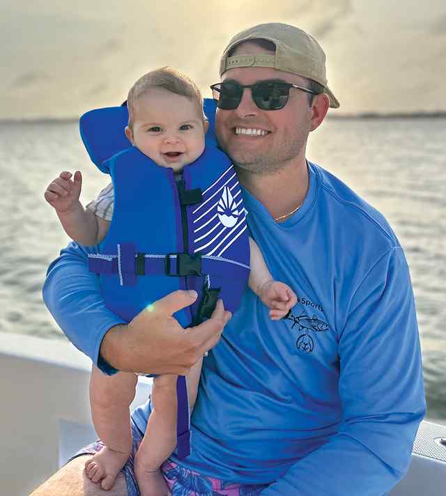 Cassidy Osina Rockport, after a long day of fishing