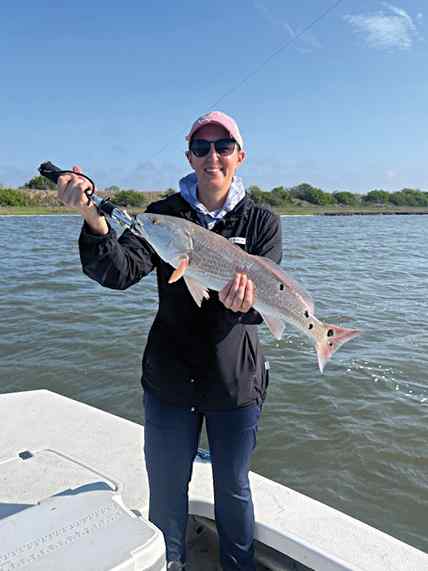 Kelly Sockwell Shoalwater Bay - 24" redfish