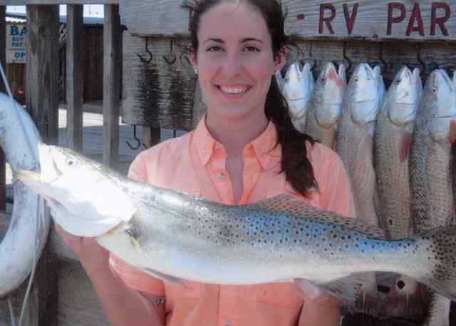 Lauren Ezzell Port Aransas
27.5" first trout!