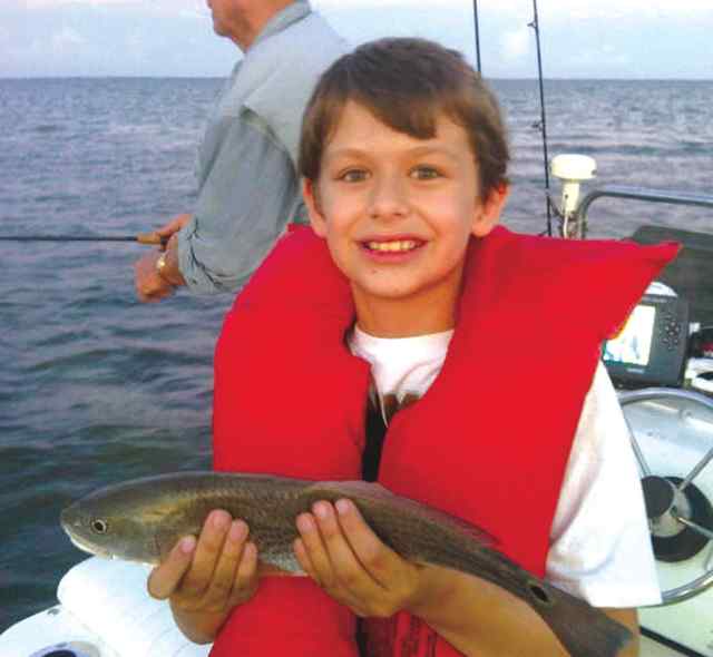 Brendan Bond Corpus Christi Bayoufirst redfish!