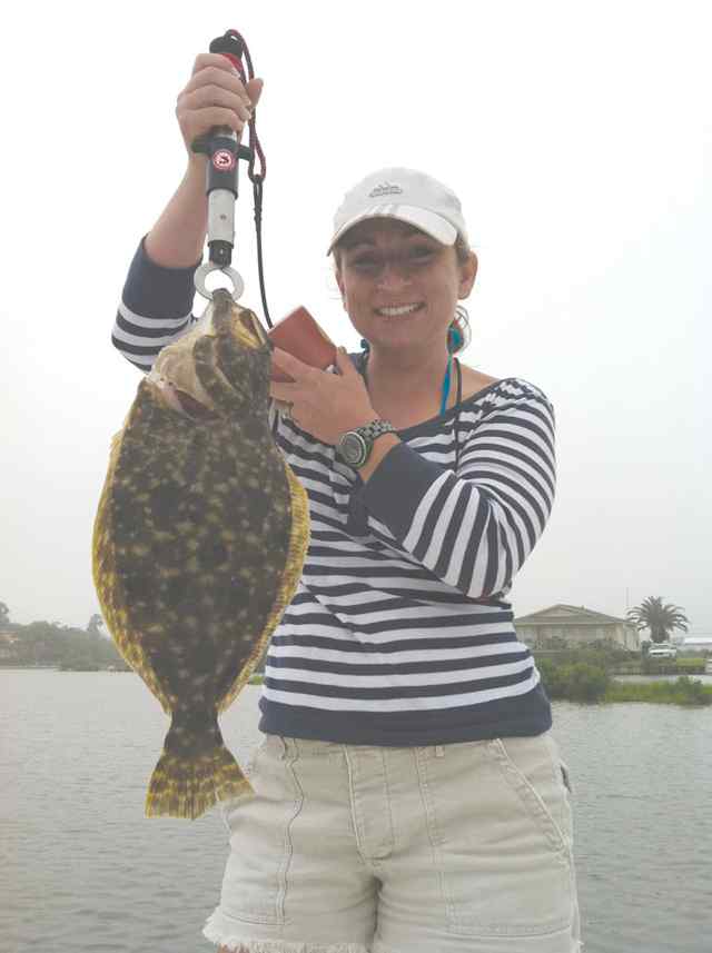 Janna Arredondo Kemah Boardwalk20&quot; first flounder!