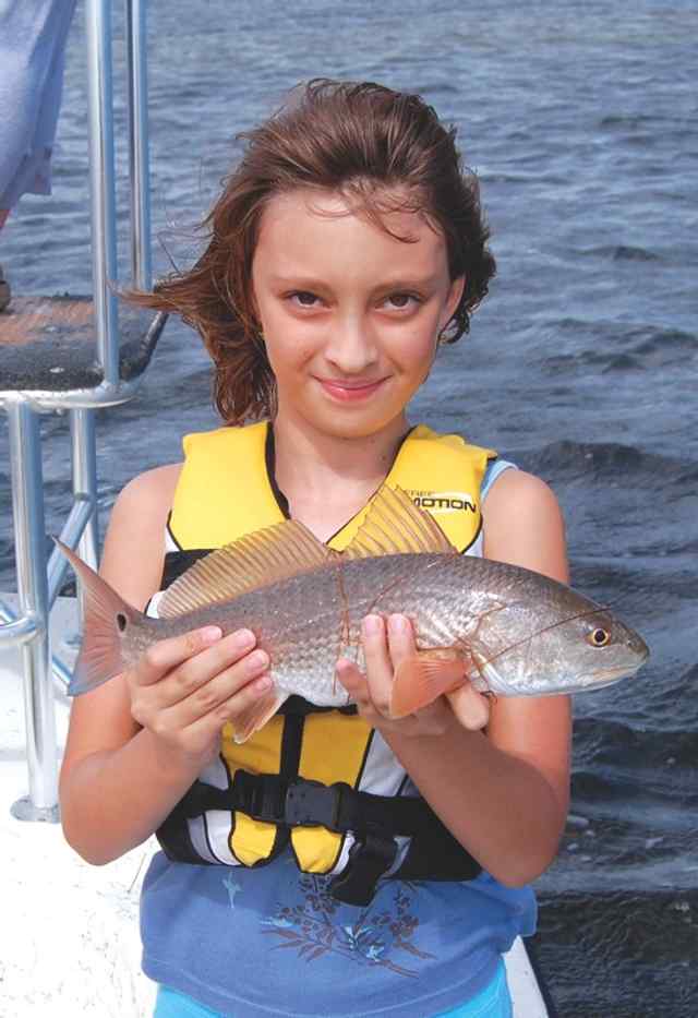Andrea Avalos South Bayfirst redfish!