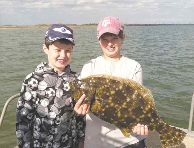 Dane & Nathan Grissom Galveston26.5&quot; flounder