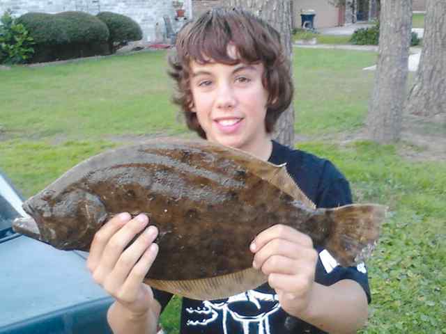 Jared Hackett first flounder!