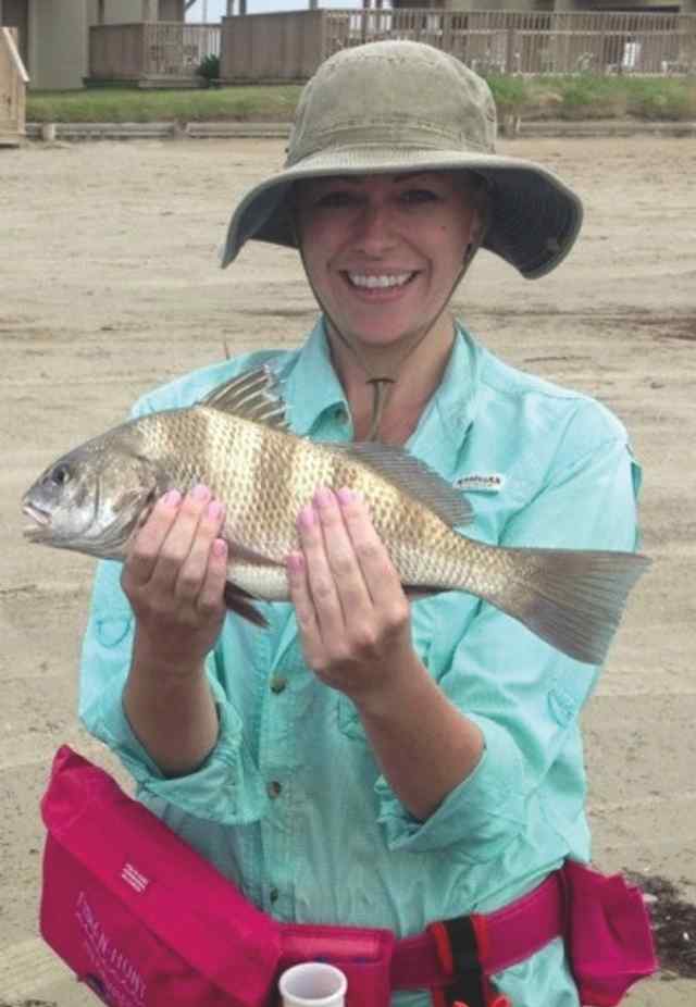 Mandy Lawshae Surf Side18&quot; first black drum!