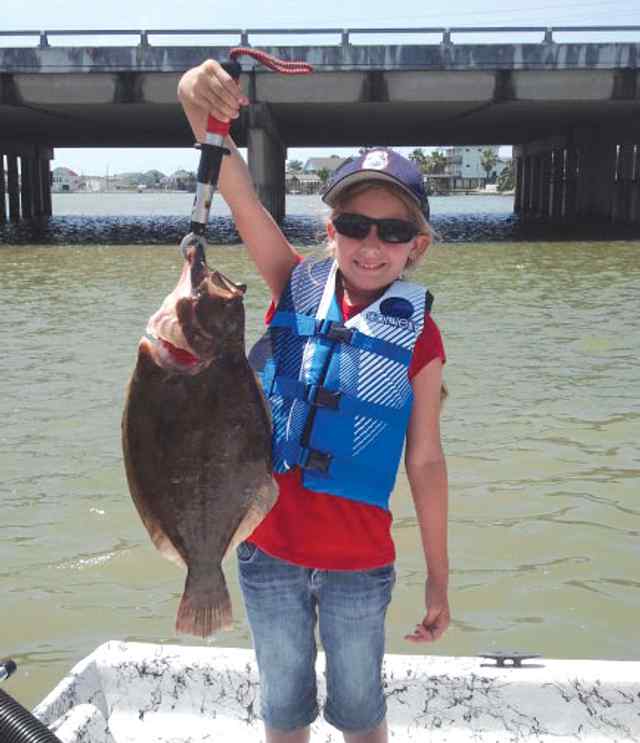 Hannah Berg Galveston Bay5.3lb flounder