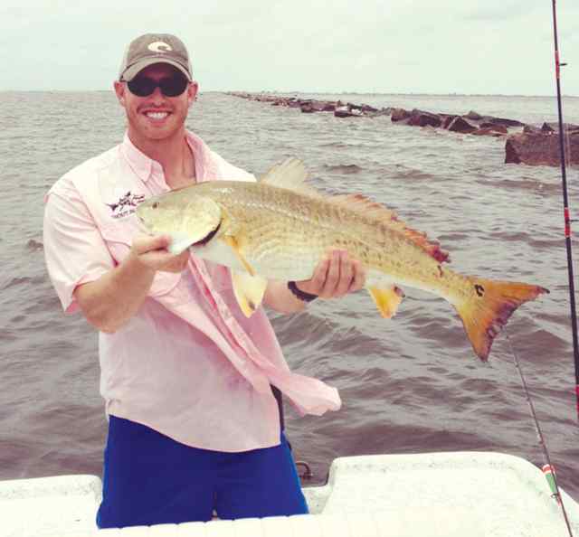 Michael Wong Galveston jetty32&quot; redfish