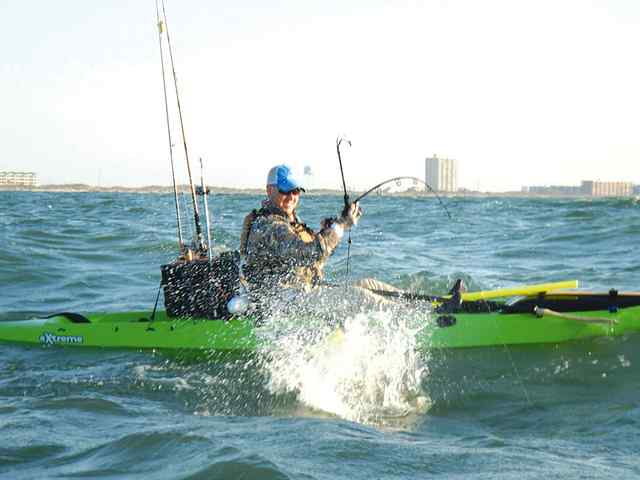 Tod Johnson 2 miles offshore44&quot; kingfish