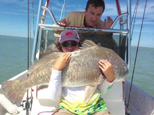 Luke Lovoi Rockport - black drum. Photo contest winner!