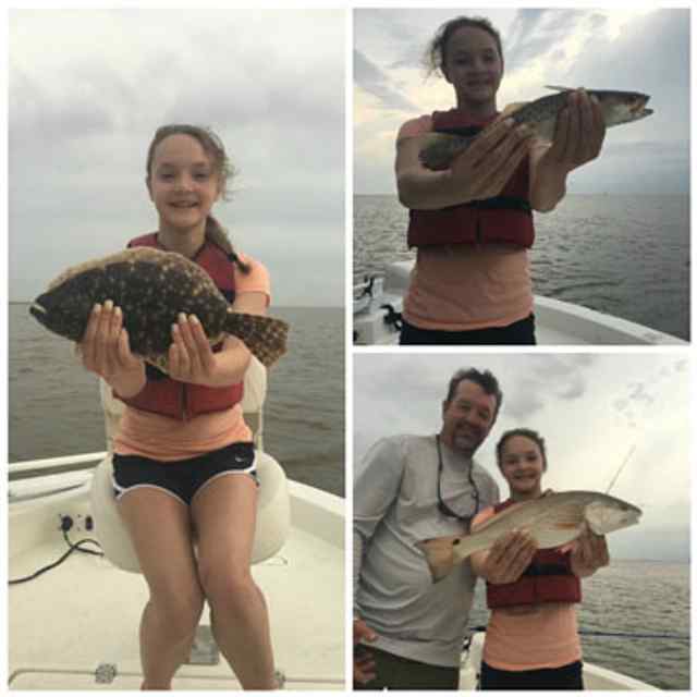 Evie Nolen East Galveston Bay, first bay fishing trip!Texas Slam