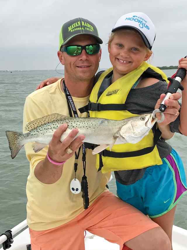 Tony & Jessi Battle Aransas Pass - 23" trout