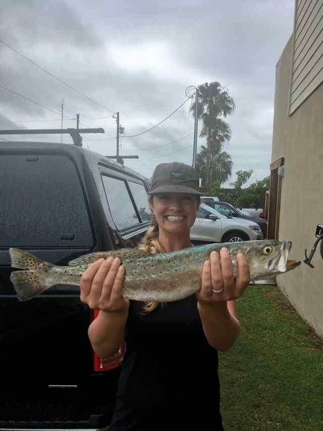 Cori Lopez Redfish Bay - 21" trout