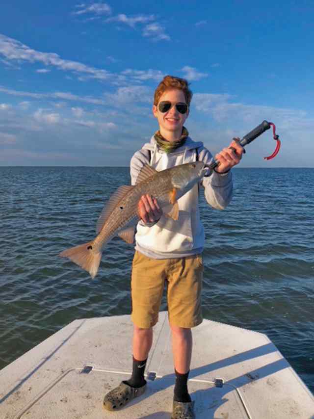 Tristin Horton San Antonio Bay - 24" first redfish!