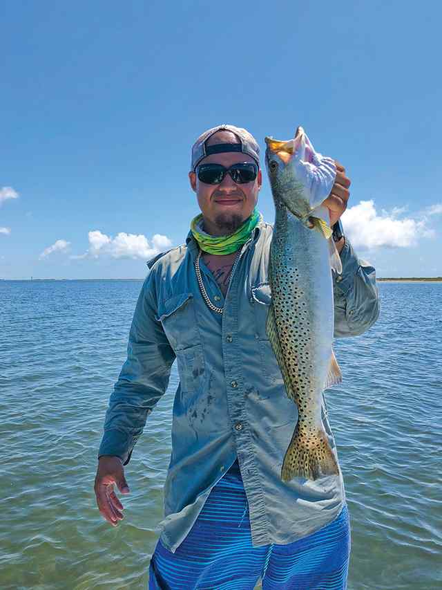 Beau Martinez North Padre, Intercoastal canal - speckled trout