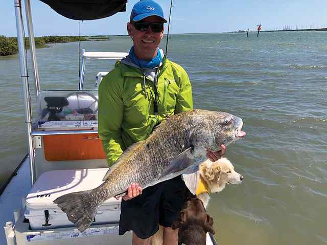 Adam Mitchell Port Aransas - black drum CPR
