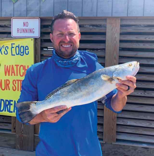 Jonny Flugrath Corpus Christi - 26" speckled trout, caught on chanteuse Down South lure