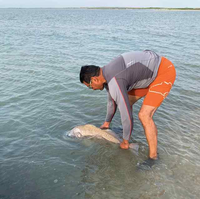 Raul Vallejo Aransas Bay - 32" black drum CPR