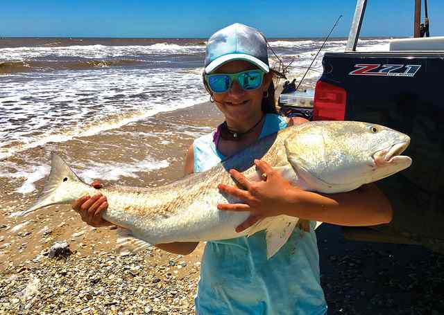 Kimberly Carroll Matagorda Beach - 42" redfish