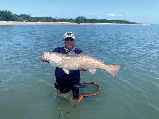 Doug Ervin Rockport reefs - 36" redfish CPR
