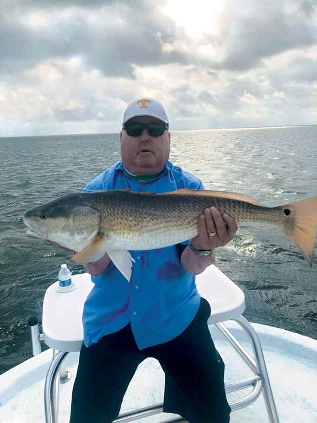 Stephen Holland Laguna Madre - 31" bull red