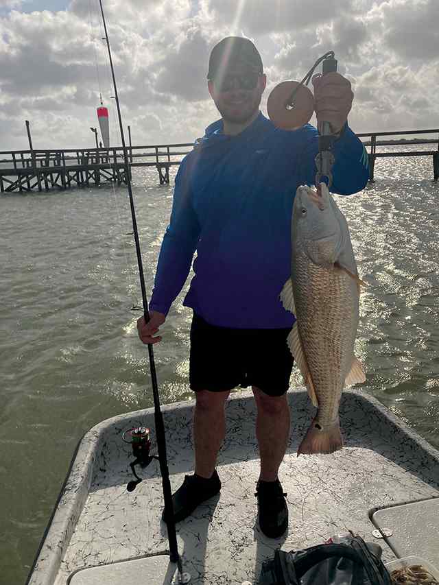 Gavin Port Lavaca Bay - 28" 10 lb personal best red!