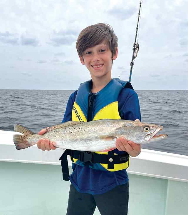 Reese Carroll Matagorda Island surf - trout