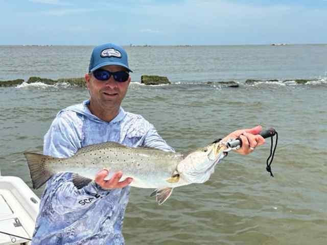 Todd Smith Sabine Pass - 27.5" 8 lb trout