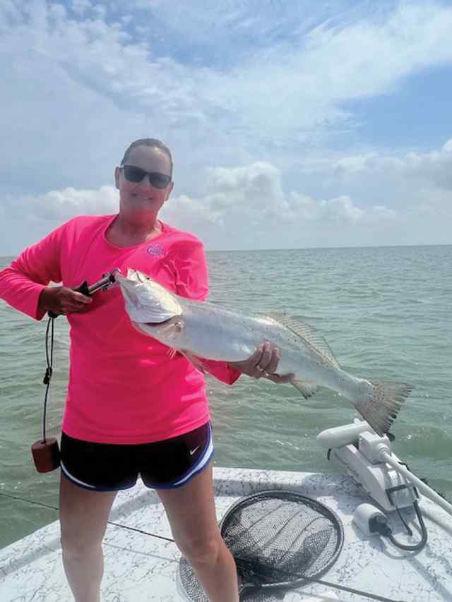 Amy Ellzey Port Mansfield - 28" trout