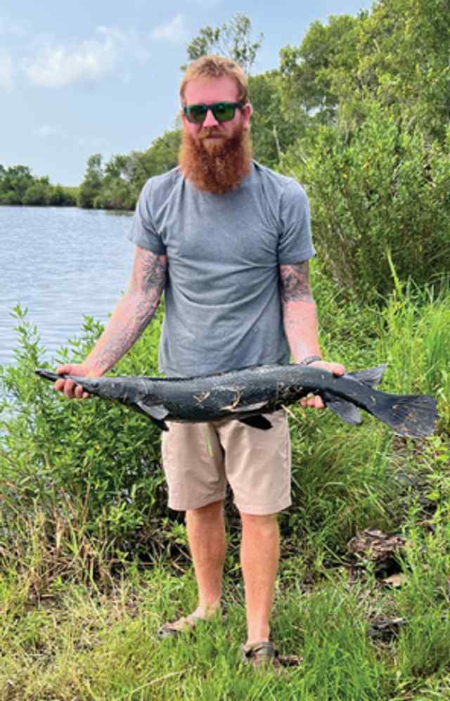 Jerry Threet Austin Bayou - 4' 2" black gar