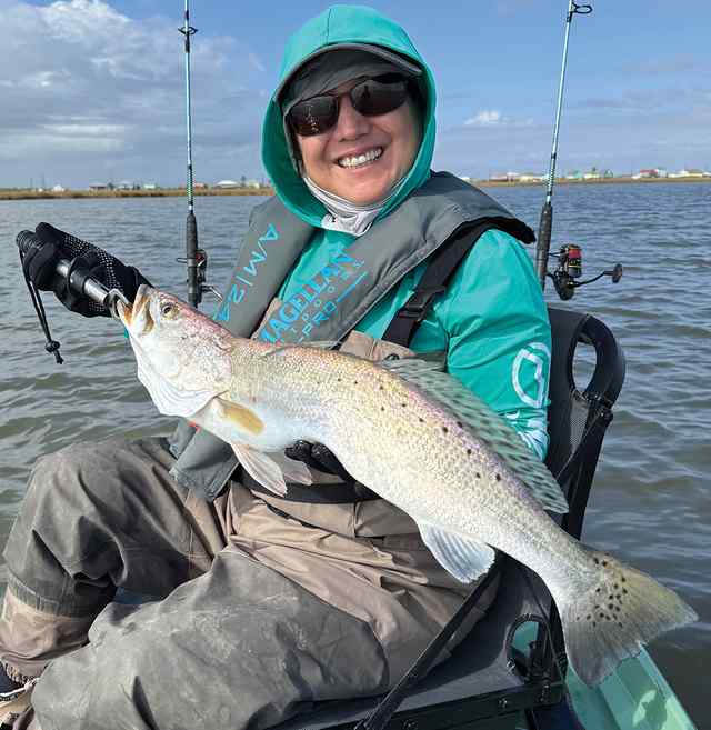 Yvonne Rocha Matagorda - 26" trout CPR