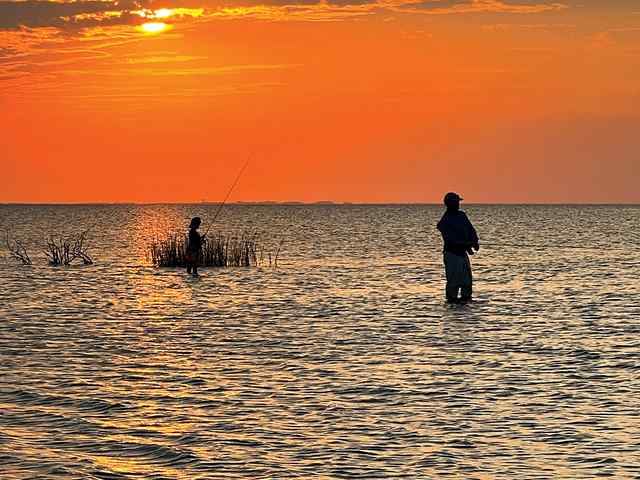 Anthony & Shane Wahlhiem Corpus Christi Bay - redfish, caught fly fishing on the flats