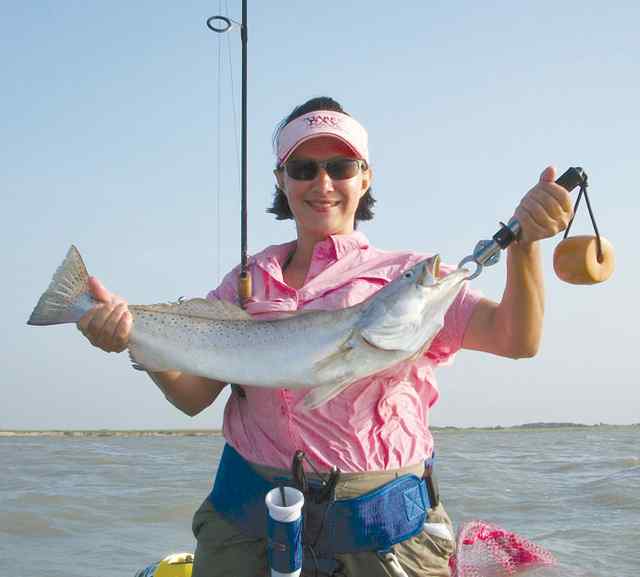 Erica Faught Baffin Bay28&quot; 6lb personal best trout!